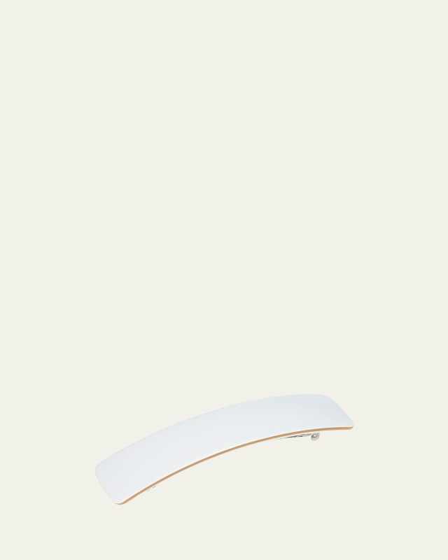 Two-Tone Rectangle Barrette